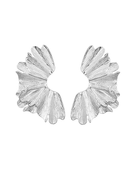 Floral Geometric Earrings